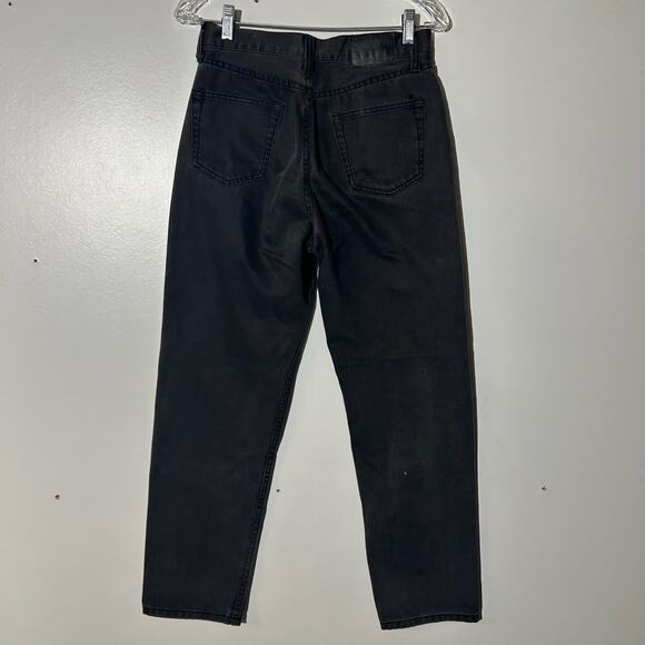 “UNIF” Taper Ankle Ash Black Straight Leg Denim Casual Jeans Women’s Size 27 - Picture 5 of 8